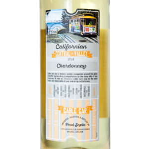 vino USA Cable Car Chardonnay ETIKETA
