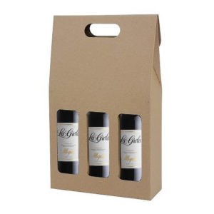 Darčekové balenie na 3 fľaše natur