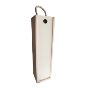 Darčeková drevená krabica na víno