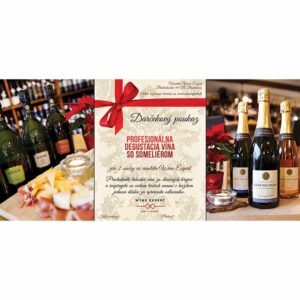 w Darčekový poukaz Ochutnávka vina pre 2 osoby