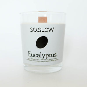 001 Eucalyptus 4 handmade prírodná sviecka