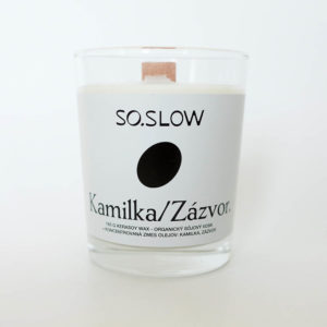 004 Kamilka Zazvor 1 handmade sviecka