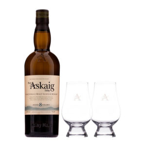 Port Askaig 8y 0,7l 45,8% GB + 2 poháre