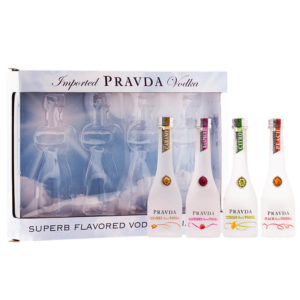 Pravda Vodka Mini set 4 x 0,05l 37,5% GB