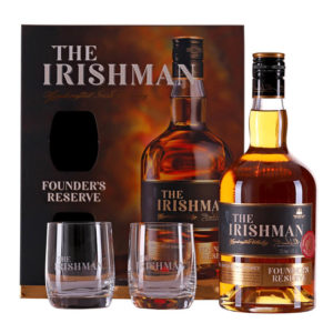 The Irishman Founders Reserve 0,7l 40% GB + 2 poháre