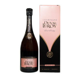 Duval-Leroy Champagne Prestige Rosé Brut 1er Cru. darcekove balenie