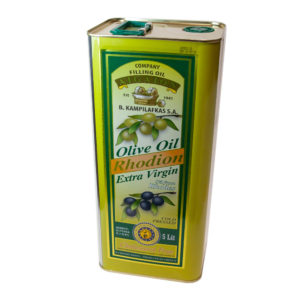 Extra panenský olivový olej Rhodos v plechovke 5 litrov
