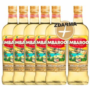 rum Set Embargo Aňejo Blanco 5+1 zdarma