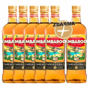 rum Set Embargo Aňejo Extra 5+1 zdarma