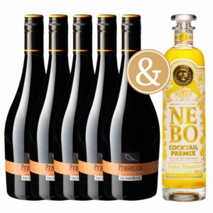 Set NEBO Cocktail Premix Tropic Thunder a 5x Prosecco Frizzante DOC