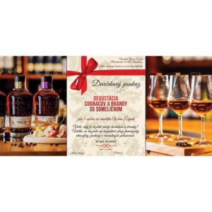 w Darčekový poukaz Degustácia Cognacov a Brandy pre 1 osobu
