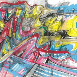 red_bird_40x30cm_2024