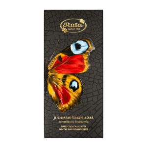 RUTA Motýliky horká čokoláda s oblátkami a jahodami 1